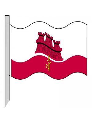 Gibraltar Flag 130-GI