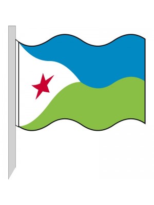 Djibouti Flag 130-DJ