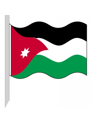 Bandiera Giordania 130-JO
