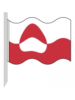 Bandiera Groenlandia 130-GL