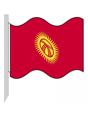 Bandiera Kirghizistan 130-KG