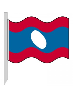 Laos Flag 130-LA