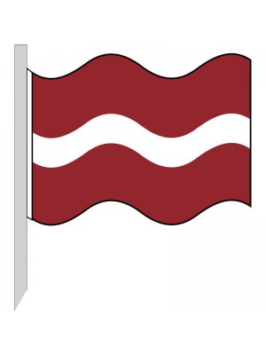 Bandiera Lettonia 130-LV