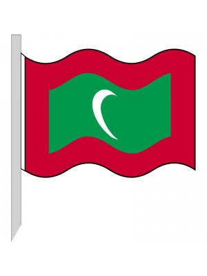 Bandiera Maldive 130-MV