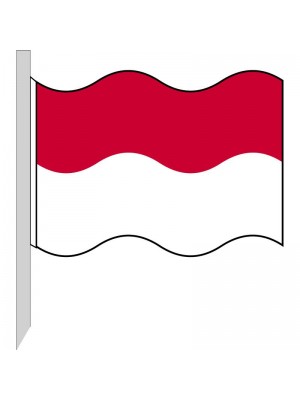 Bandera Mónaco 130-MC