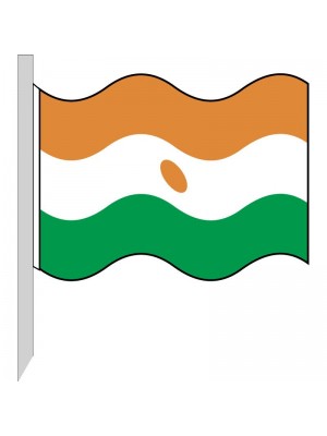Bandera Níger 130-NE