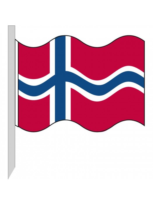 Bandiera Norvegia 90x150 Cm – Resistente Per Esterni, Doppia Cucitura E Occhielli Metallici