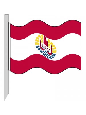 Bandera Polinesia Francesa 130-FR-PF