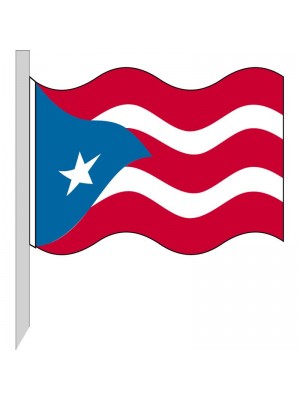 Bandiera Porto Rico 130-PR