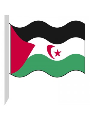 Bandera Sahara Occidental 130-EH