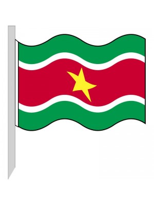Suriname Flag 130-SR