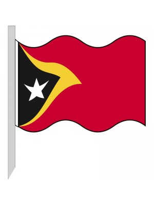 East Timor Flag 130-TL