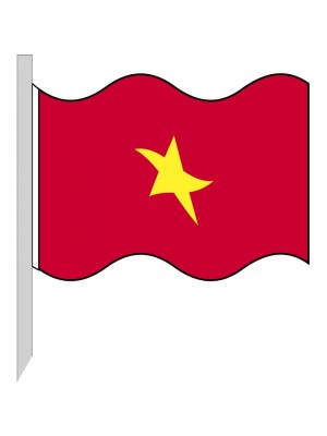 Vietnam Flag 130-VN