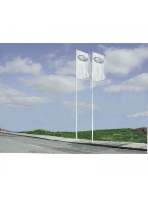 Pennoni in Alluminio Bianco co 207/N